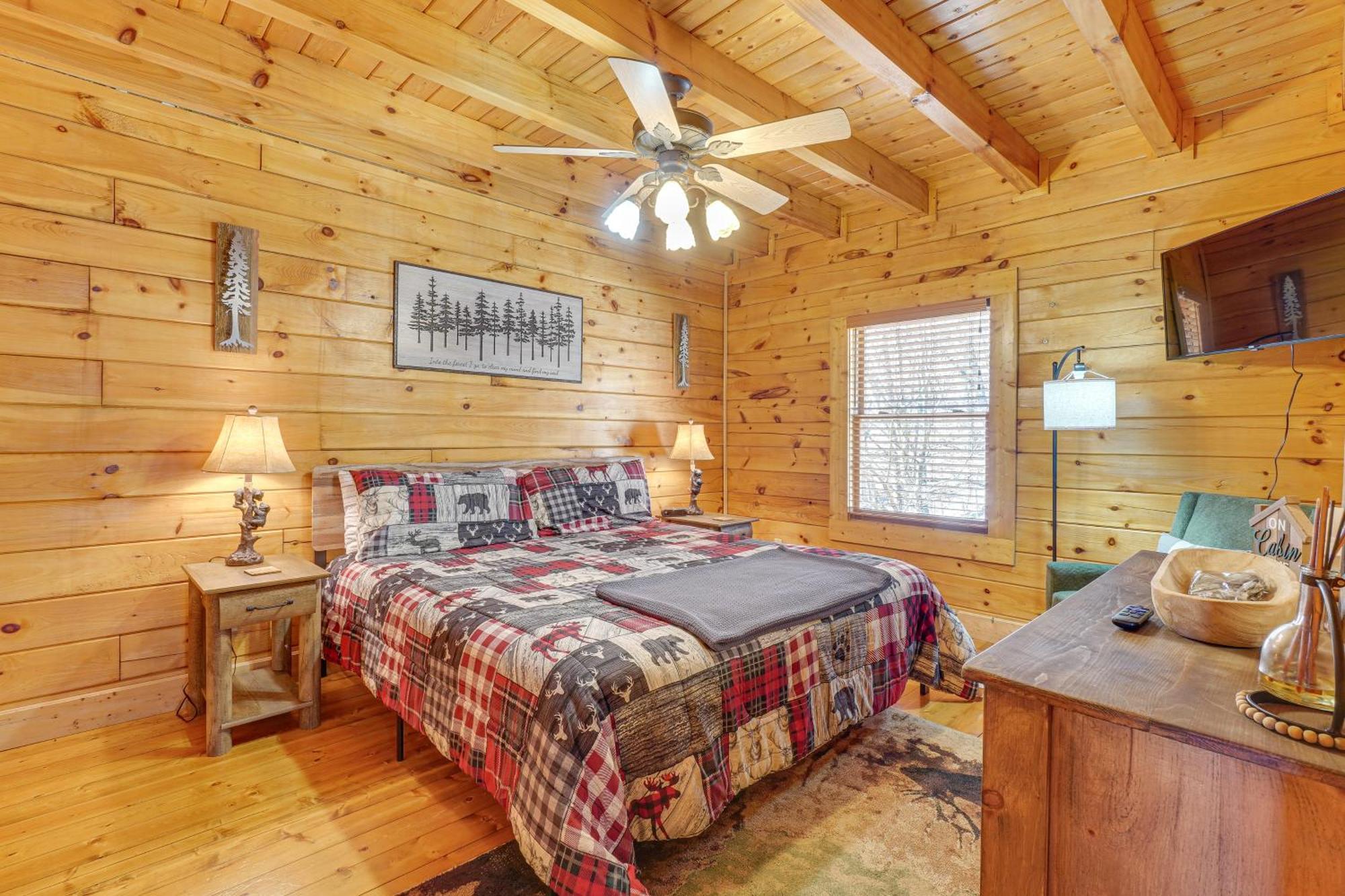 Sevierville Cabin With Deck Minutes To Pigeon Forge Εξωτερικό φωτογραφία